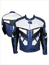 Motorbike Rider Racing Armour Sports GR Mens A Grade Leather Motorcycle Jacket picture
