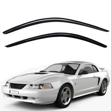 Fits 1994-2004 Ford Mustang Coupe Tape-on Window Visors Rain Guards Deflectors  picture
