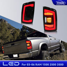 Smoke LED Sequential For 02-06 Dodge Ram 1500 Tail Light 03-06 2500 Brake Lamp picture