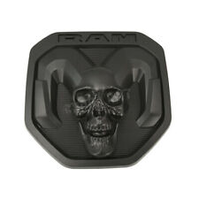 1x OEM Ram Tailgate Emblem Badge Skull fit Ram 1500 2500 3500 Black 2019-2024 picture