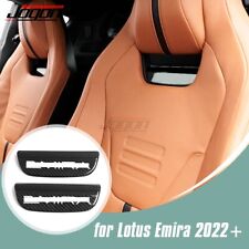 Dry Carbon Seat Headrest Badge Cover Trim For Lotus Emira Coupe GT4 V6 2022-2024 picture