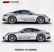 Porsche 2020-2023 911 Carrera Door Decal Set Vinyl SET 2PC picture
