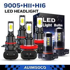 For Chevrolet Silverado 2500 HD 2007-2020 LED Headlight Hi-Lo Bulbs Fog Light picture