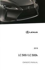 2019 Lexus LC 500, 500H Owners Manual User Guide picture