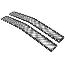 Fits 1994-1999 Chevy C/K Pickup/Suburban/Tahoe Stainless Black Mesh Rivet Grille picture