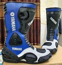 Yamaha Motorcycle Racing Leather Boots Shoes Motorcycle Race Boots picture