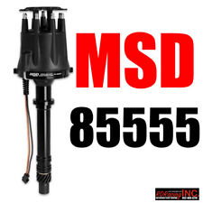 MSD Chevy V8 Distributor Black Pro-billet 85555 picture