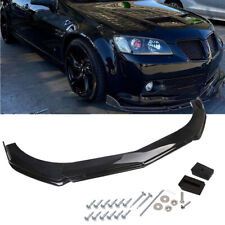 For Pontiac G8 GT GTO Front Bumper Lip Splitter Diffuser Body Kit Gloss Black picture