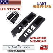 One Pair Front Armrest Upper Panel RH & LH Set Fits For Toyota Vitz 2010-2014 picture