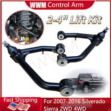 2-4 inch Lift Front Upper Control Arms for 2007-2016 Silverado Sierra 2WD 4WD picture