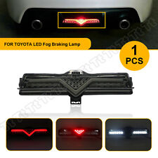Smoked LED Rear Fog Light 4th Brake Reverse Lamp For Toyota GT86 Subaru BRZ FR-S picture