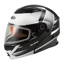 Gmax MD-01S Descendant Matte Black/White Modular Snow Helmet Adult Size LG picture