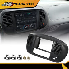 Fit For 1997-03 Ford F150 Expedition Center Dash Radio A/C Vent Air Bezel Black picture
