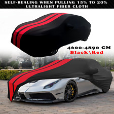 For Ferrari 488 599 SF90 Red Full Car Cover Satin Stretch Indoor Dust Proof A+ picture