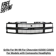 Grille For 94-99 For Chevrolet K1500 C1500 For Models with Composite Headlights picture