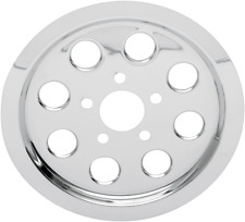 NEW DRAG SPECIALTIES 1201-0519 Chrome Outer Rear Pulley Insert picture