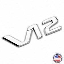 V12 AMG Side Quarter Fender Marker Nameplate Emblem Badge OEM Chrome Sport picture