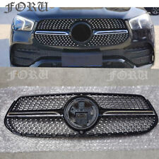 For 2020+ Mercedes Benz W167 GLE Front Grille Black Grill Diamond Mesh Grilles picture