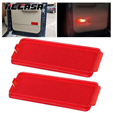 2Pcs Inside Door Reflector Light Lens Fit For 1999-2007 Ford F250 F350 F450 F550 picture