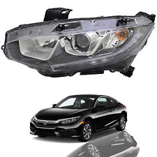 For 2016 2021 Honda Civic Headlight Halogen LED ABS Plastic Left Driver Side LH picture