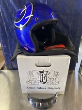 FULMER V2 Diablo Custom Blue Sparkle Open Face Helmet Size Large Limited Edition picture