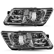 For 2009-2020 Dodge Journey Headlights Smoke Halogen Headlamps 09-20 Left&Right picture