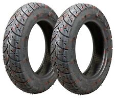 90/90-10 Scooter Tires Front Rear Tire Set Kenda K329  Motorcycle Moped Tubeless picture