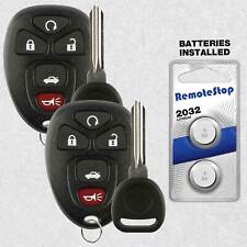 2 For 2008 2009 2010 2011 2012 Chevrolet Malibu Keyless Remote Car Fob + Key picture