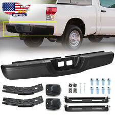 For 2000-2006 Toyota Tundra Black Complete Steel Rear Step Bumper Assembly picture