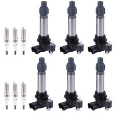6PACK IGNITION COILS + SPARK PLUGS FOR CHEVROLET CAMARO CAPRICE TRAVERSE 3.6L V6 picture