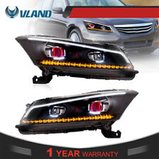 Demon Eye Headlamps For 2008-2012 Honda Accord Sedan Headlights Left+Right picture