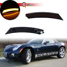 Amber LED Side Marker Turn Signal Lamps For 06-10 Pontiac Solstice & Saturn Sky picture