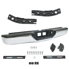 For 2000-2005 2006 Toyota Tundra Chrome Complete Steel Rear Step Bumper Assembly picture