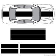 Dual Rally Racing Stripes 3M Vinyl Double Stripe Decals for Dodge Charger picture