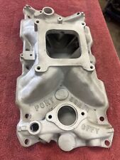 Offenhauser SBC Chevy 327 350 283 Intake Manifold Offy  Port O Sonic VTG picture
