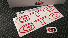 GTO Decals 2pk Side Rocker Panel Stickers Fits Pontiac GTO 5.7L LS1 6.0L LS2 LSX picture