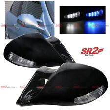 For 1992-1998 BMW E36 Coupe 3 Series LED M-3 Style Manual Black Side Mirror picture