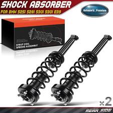 2x Rear Complete Strut & Coil Spring Assembly for BMW 525i 528i 530i 530i E39 picture