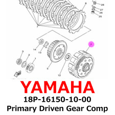 【NEW】Yamaha Genuine 2011-2013 YFZ450R Primary Driven Gear Comp 18P-16150-10-00 picture