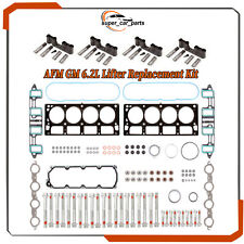For GM 6.2 AFM Lifter Replacement Kit Head Gasket Set Head Bolts Lifters Guides picture