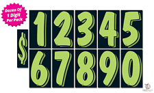 Advertising Numbers Window Stickers Vinyl Digits Car Price (7.5