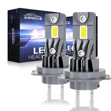2Pcs H7 LED Headlight Combo Bulbs Kit High or Low Beam 8000K Super White Bright picture