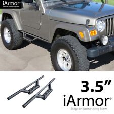 iArmor Stainless Steel Drop Steps for 87-06 Jeep Wrangler TJ YJ 2Dr picture
