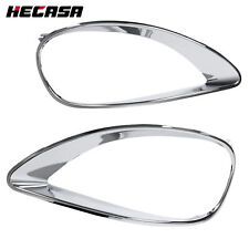 HECASA 2Pcs Headlight Bezel Set ABS For Freightliner Columbia 01-17 #0632242002 picture