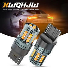 2X Amber 7443 LED Front Turn Signal Light Bulbs Canbus for Toyota RAV4 2001-2023 picture