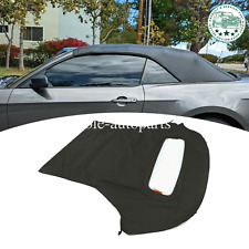 For 2005-2014 Ford Mustang Convertible Top Soft w/Heated Glass Window Black picture