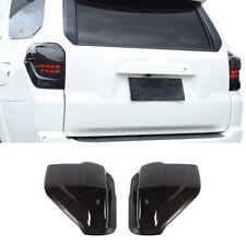 Smoked Black Rear Taillight Lamp Guard Decor Cover Trim Bezels for 4Runner 2014+ picture