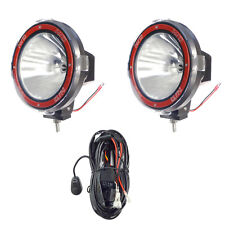 Pair 7 inches 4x4 Off Road 6000K 55W Xenon HID Fog Lamp Light SPOT 2pcs +RELAY picture