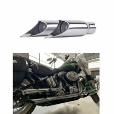 Shorty GP Slip On Exhaust 2004-2022 For Harley Sportster 883, 1200, Chrome picture