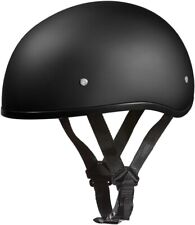 Daytona Helmets Skull Cap Without Visor Dull Matte Black Motorcycle Helmet XL picture
